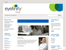 Tablet Screenshot of eyefinityblog.com